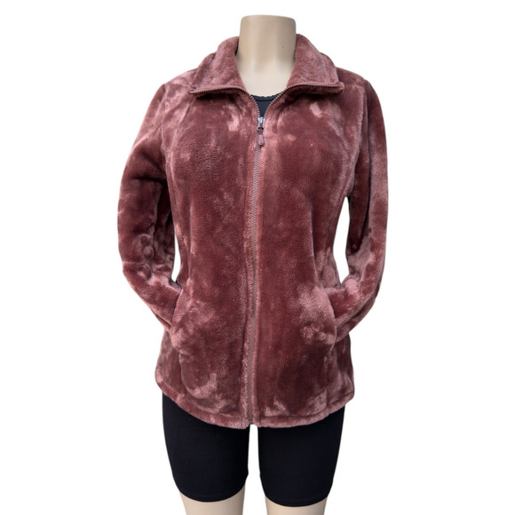32 Degrees Heat Plush Fleece Zip Jacket M NWT Tan - Picture 1 of 8